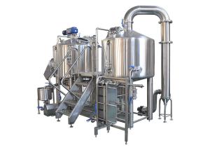 Wholesale High Precision 2 Vessel Brewhouse 500L Steam Heating SS304 Material from china suppliers