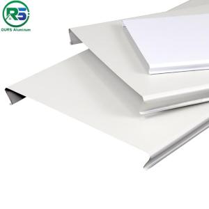 Wholesale C300 Suspended Aluminum Strip Ceiling Panel Beveled Edge White Powder Coating from china suppliers