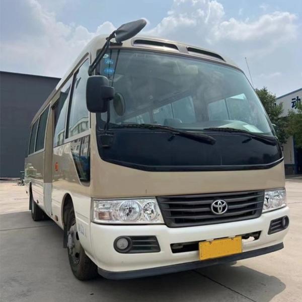 Euro 3 Emission Standard Deisel Fuel Toyota Coaster Bus with Used 30 Seats 25