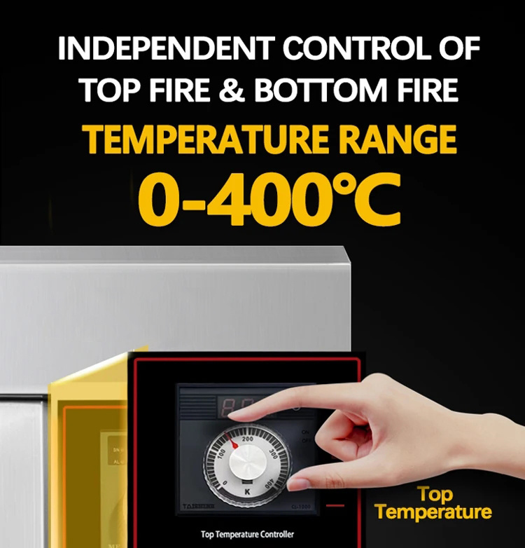 Smart Control Independent Burner Computer Board Gas Baking Bakery Oven