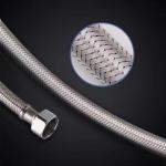 304 201 Stainless Steel Hot And Cold Water Braided Tube Hose Pipe Customized