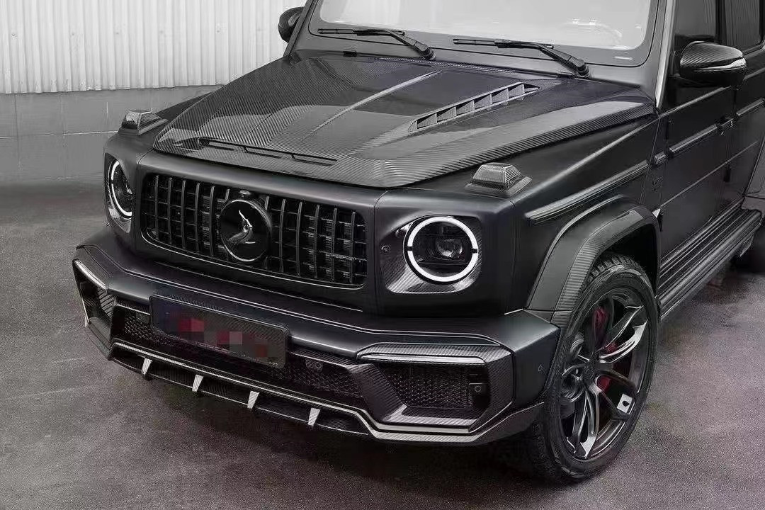 For Benz G-class W464 W463 G500 G550 G63 G350 Carbon Fiber Machine Cover W464 W463 Upgrade Topcar Style Cover