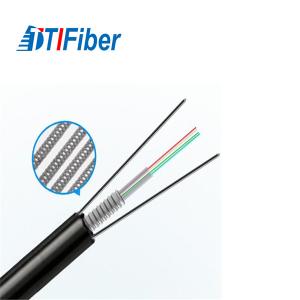 Wholesale Black Outdoor Aerial Fiber Optic Cable GYXTC8S Singlemode With 8 Fiber Count from china suppliers