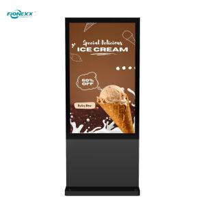 Wholesale 43 inch Black AD Board Outdoor Fanless Vertical Digital Totem from china suppliers