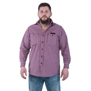 Wholesale Plaid Twill 7.5oz Fire Resistant Welding Shirts Yarn Dyed Two Pocket Snap from china suppliers