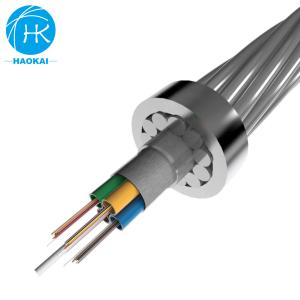 Wholesale 48core 144core OPGW Fiber Cable Outdoor Power Cable Overhead Pipe Through from china suppliers