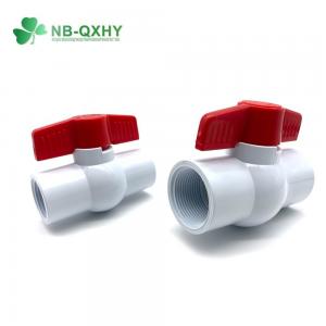 China PVC UPVC CPVC Plastic Pipe Fitting Coupling 2 Piece Ball Valve Union Butterfly Valves on sale