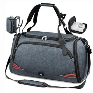 Wholesale Large Hand Luggage Fitness Custom Sports Bags With Backpack Shoe Compartment from china suppliers