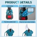 Professional 21v Battery Powered Garden Tree Pruner Electric Cordless Tree