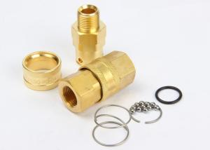 Wholesale 1/8&quot;-1/2&quot; High Flow Hydraulic Couplings Brass / SS304 For Dye Transfer Lines from china suppliers