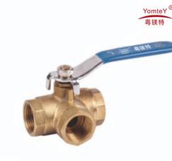 Wholesale yomtey brass three-way ball valve from china suppliers