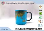 Heat Sensitive Eco Friendly Mugs , Color Changing 11oz Coffee Mug