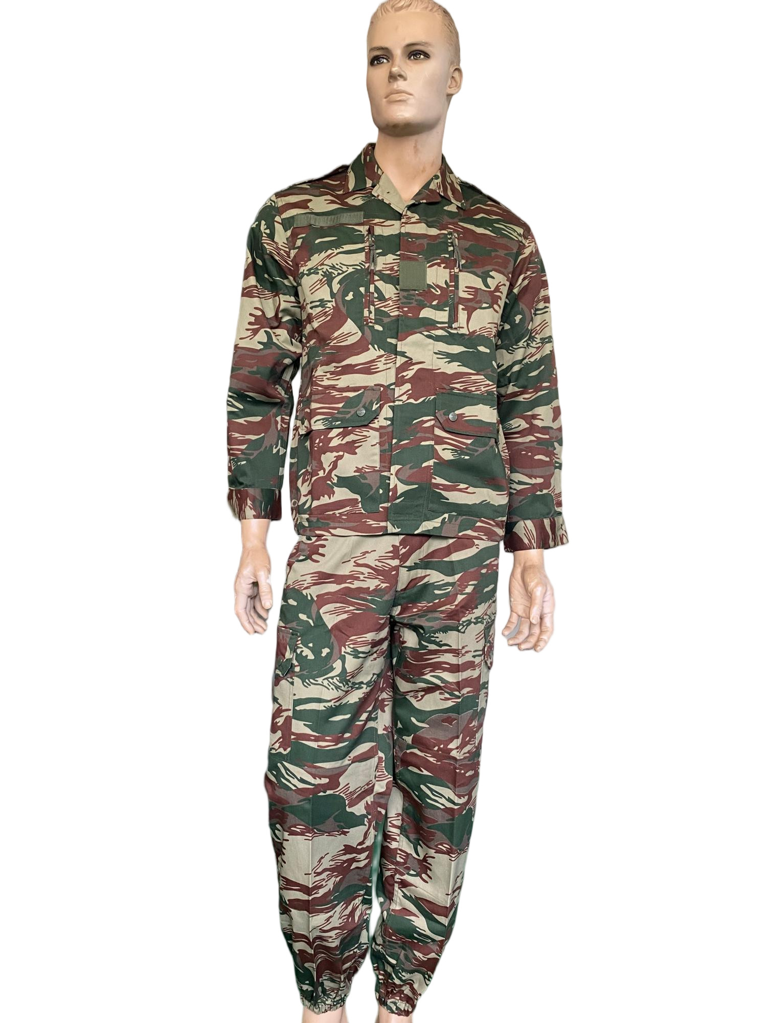 Tactical Tiger Stripe Camo Uniform Set for Outdoor Missions Anti Tearing Camouflage Ripstop WR Fabric Uniform Garments