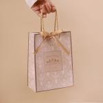 Cattle Paperboard Custom Kraft Paper Handbag Cosmetics Packaging Gift Bags With