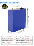 280Ah 314Ah Prismatic LiFePO4 Battery Cell For OEM Solar Energy Storage