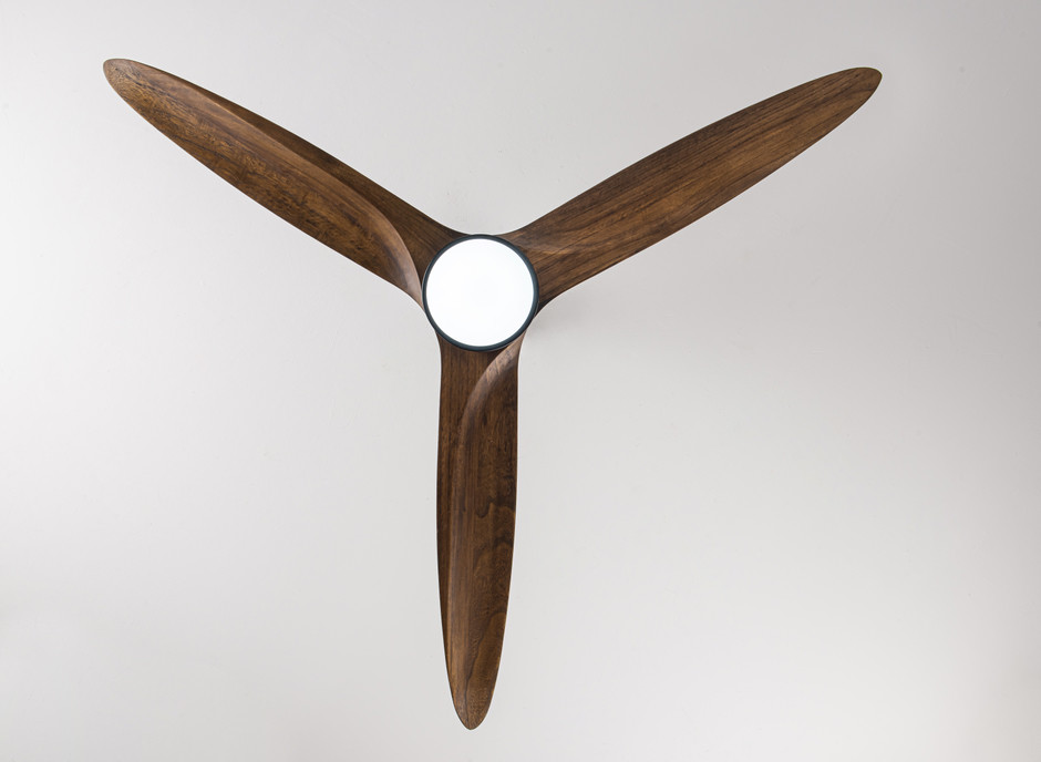Energy-Efficient & Long-Lasting: 52-Inch Solid Wood Ceiling Fan with LED Lighting and Brushless DC Motor