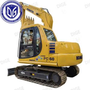 Wholesale 6 Ton Komatsu PC60 88% New Used Hyundrulic Small Narrow Channel Usage Excavator from china suppliers