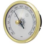 Vintage Brass Indoor Outdoor Thermometer Hygrometer For Garden Greenhouse