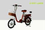 Small Pedal Assist Electric Bike 16 Inch Wheel Steel With 48V Lithium Battery