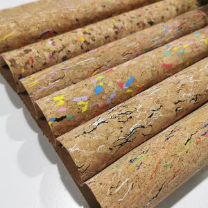 Wholesale 0.4mm Thickness EVA Natural Cork Fabric Stain Resistant from china suppliers