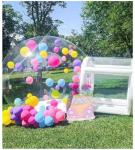 factory wholesale price bubble house with balloons Wedding Party bouncy double