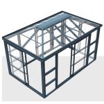 Villa Panoramic Glass Sunroom Transparent Safety Tempered Glass Ceiling Sunroom