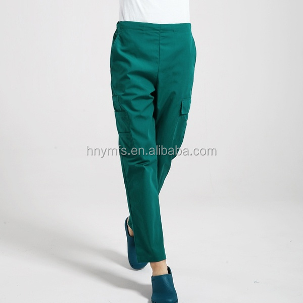 Custom Lab Hospital Scrub Suit V Neck Rayon Mix Fabric Men Scrub