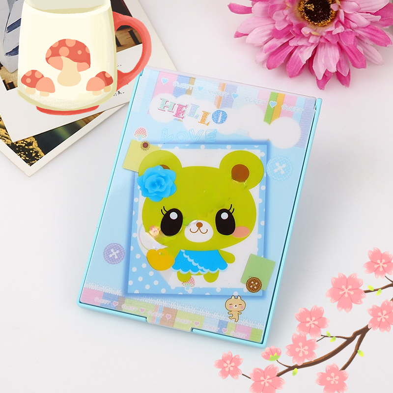 Customized Fashion Design Square Desktop Makeup Mirror with Processing Flexibility