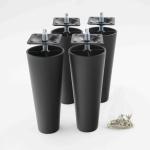 KR-P0313 145mm Height Round Furniture Feet , Plastic Sofa Legs Replacement No