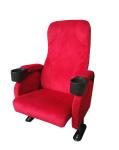 Luxury Home Theater Seating , Media Room Chairs Contoured Seat Cushion