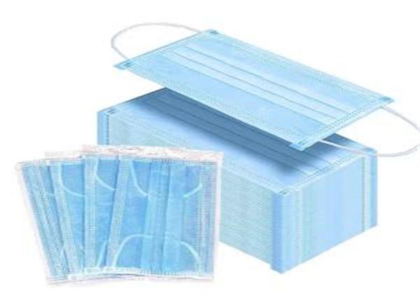 Adults 3 Ply Disposable Earloop Face Mask , Non Woven Fabric Face Mask Anti