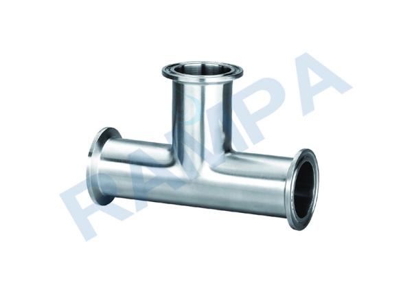 T Style Stainless Steel Weld Fittings / 304 Stainless Steel Tee For Pipe