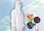 Anti Static Disposable Protective Coverall Waterproof For Asbestos Stripping​