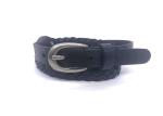 Women's Leather Skinny Waist Belts Full Grain Vintage Hand Braided Jeans / Dress