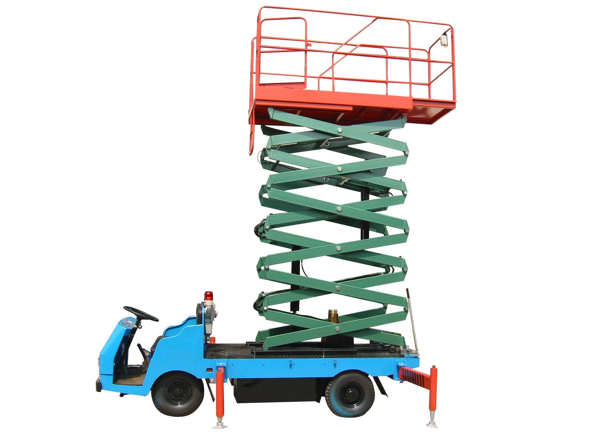 9m 500Kg Loading Truck Mounted Scissor Lift Battery Operated Aerial Work Platform