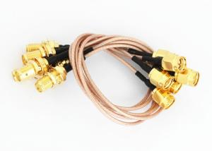 Wholesale RF Pigtail TV Coaxial Cable 1000 Ohms Insulation Resistance Gold Plated Center Contact from china suppliers