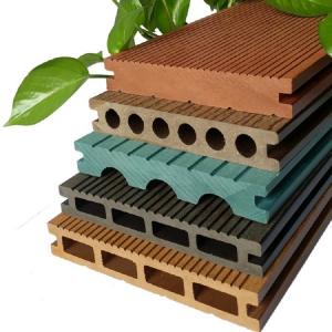 Wholesale 3D Model WPC Hollow Decking Strong Temperature Adaptability Eco Wood Composite Decking from china suppliers