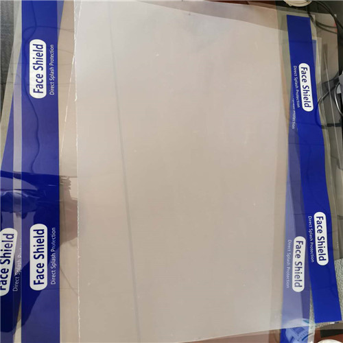Cusotm made China factory 0.25MM transparent Clear PET anti fog plastic sheet