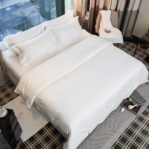 Wholesale Wholesale Bed Sheets 100% Cotton White Designed Bedding Sheets used for hotel hospital from china suppliers