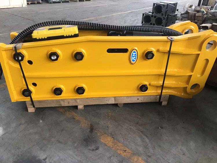 40CR Mini Excavator Rock Breaker 42t 175mm Chisel Skid Steer Hydraulic Hammer