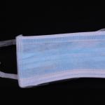 Pp 3 Ply Ear Loop Medical Face Mask Blue White Color
