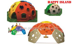 Wholesale Color Playground Kids Toys kids Plastic Hemisphere Rock Climbing Walls Shelf from china suppliers