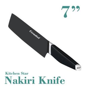 Wholesale 7 Inch Sharp Kitchen Knives / Hammertone Blade Ceramic Cutter Knife from china suppliers