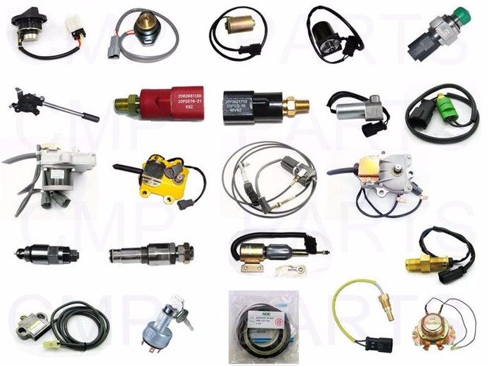 E200 E200B Cab Door Lock Assy For Excavator Parts / Cabin Door Lock Group