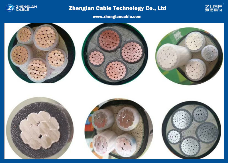 1kv Cu / PVC / PVC NYY Power Cable LV Power Cable 4x50mm2 IEC60502-1