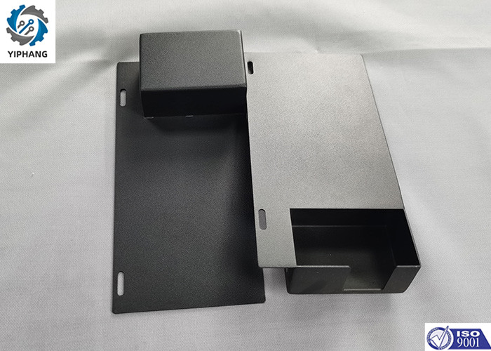 Black Brass Sheet Metal Parts Custom Stamping Bending Components 1.5mm ODM
