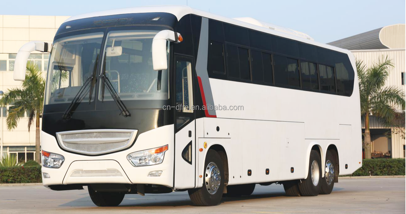 59 Seats Luxury Coach Bus for Public Transportation Diesel Fuel Type and Reading Lamp