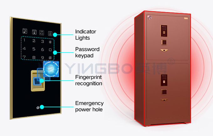 278kg Dual Alarm Luxury Smart Commercial Safe Box For Security YB/ZY-150D