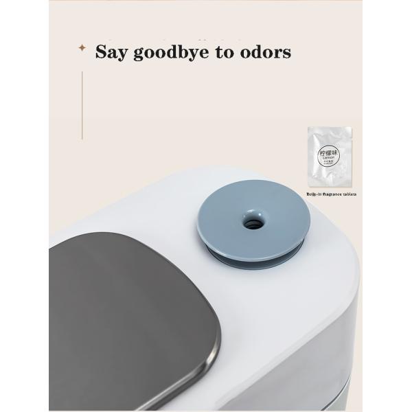 Large Capacity Household Bathroom Aromatherapy Antibacterial Narrow Slit Induction Spray Storage Bucket Waste Bins Trash Can