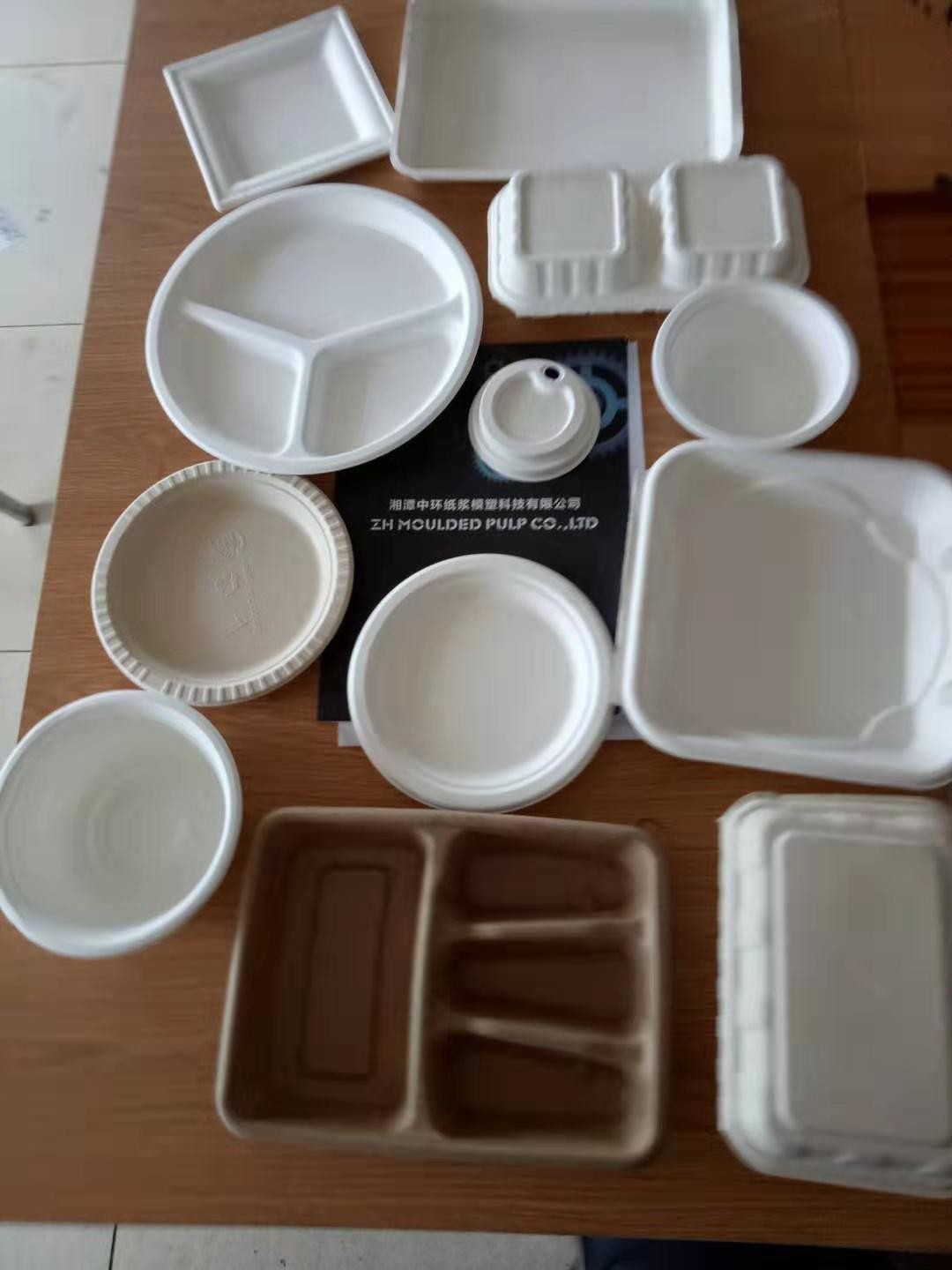 Fully Automatic Pulp Molding Tableware Machine 380v Disposable Tableware Making